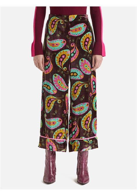 Pantalone 'Velvet Print' Malìparmi Malìparmi | Pantaloni | JH739960092C6076