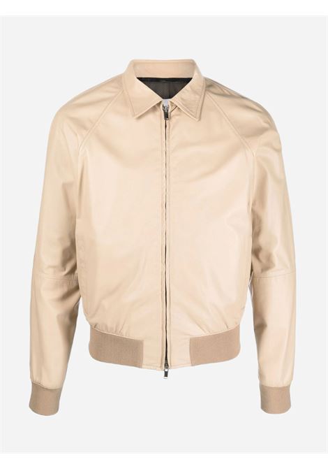 Leather jacket Tagliatore TAGLIATORE | Jackets | TOMMDE23BEIGE