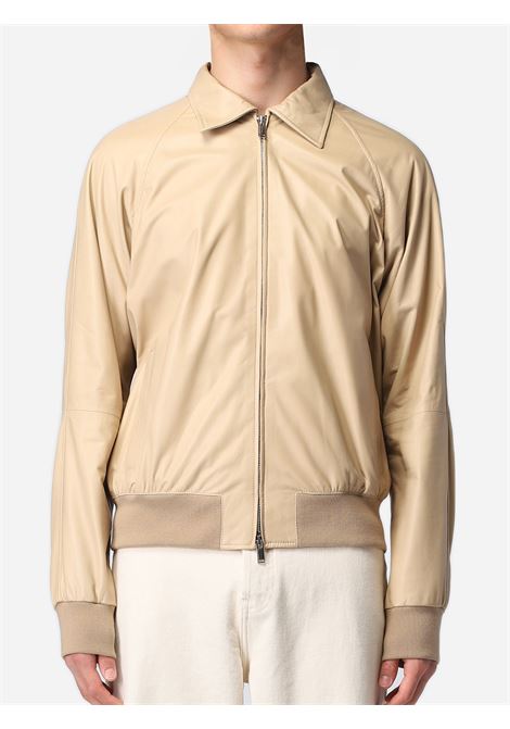 Leather jacket Tagliatore TAGLIATORE | Jackets | TOMMDE23BEIGE