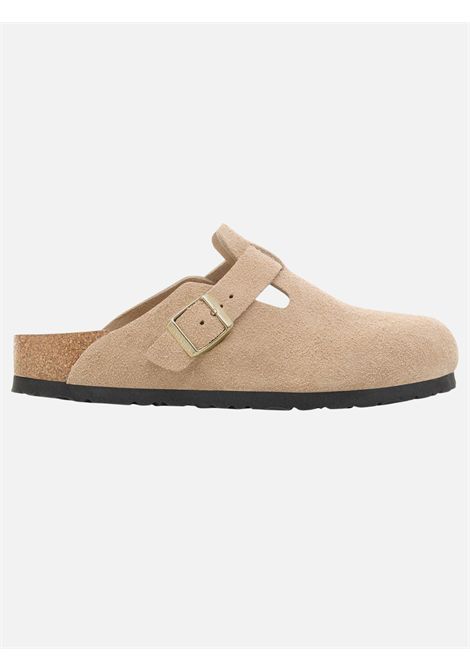 Boston suede Birkenstock BIRKENSTOCK | Sandali | 1030883SAND