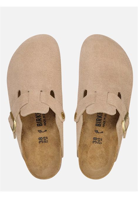 Boston suede Birkenstock BIRKENSTOCK | Sandali | 1030883SAND